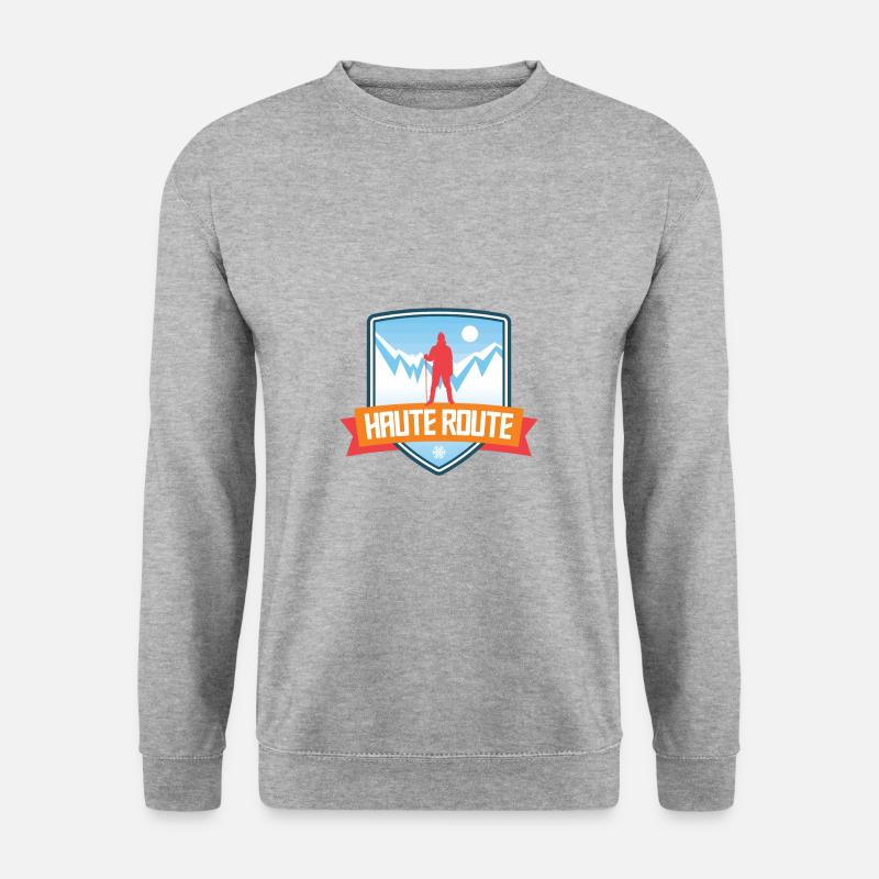 Kungsleden - Schweden - Unisex Pullover - Weißgrau meliert