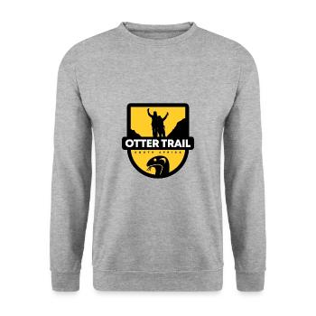 Otter Trail – South Africa - Unisex Sweatshirt - salt & pepper - Front - Alina (178cm) & Michal (187cm)