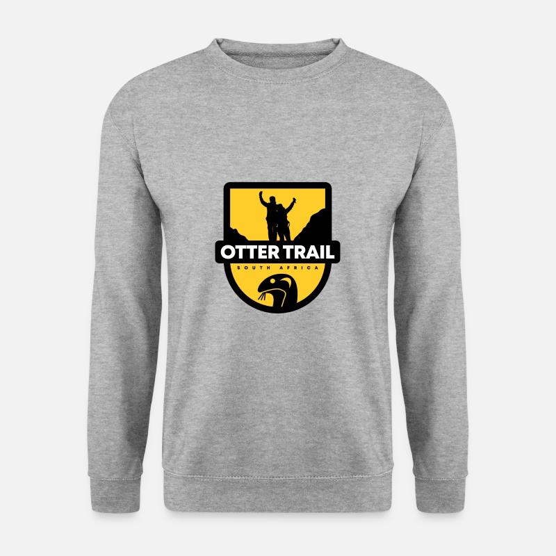 Otter Trail – Südafrika - Unisex Pullover - Weißgrau meliert