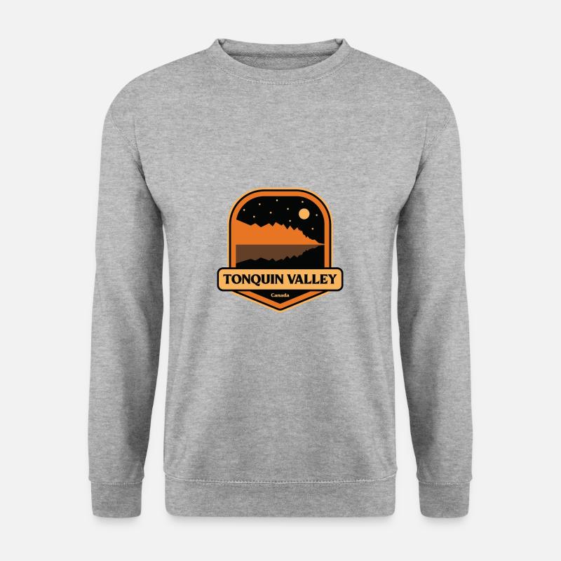 Tonquin Valley - Kanada - Unisex Pullover - Weißgrau meliert
