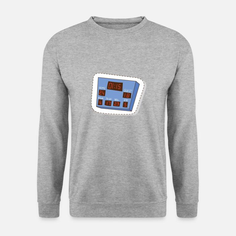 Ballsport - Unisex Pullover - Weißgrau meliert