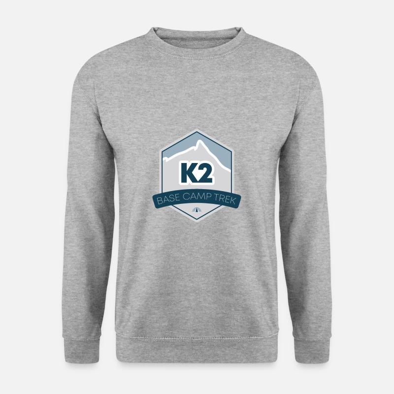 K2 Base Camp Trek - Unisex Sweatshirt - salt & pepper