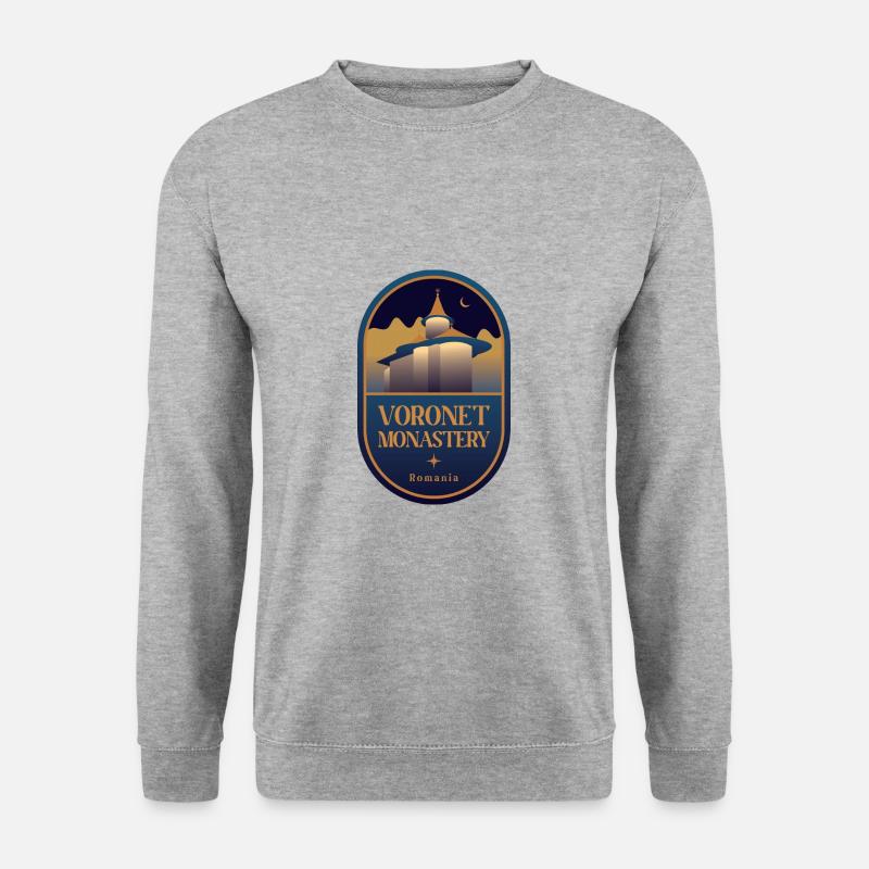Voronet Monastery – Romania - Unisex Sweatshirt - salt & pepper