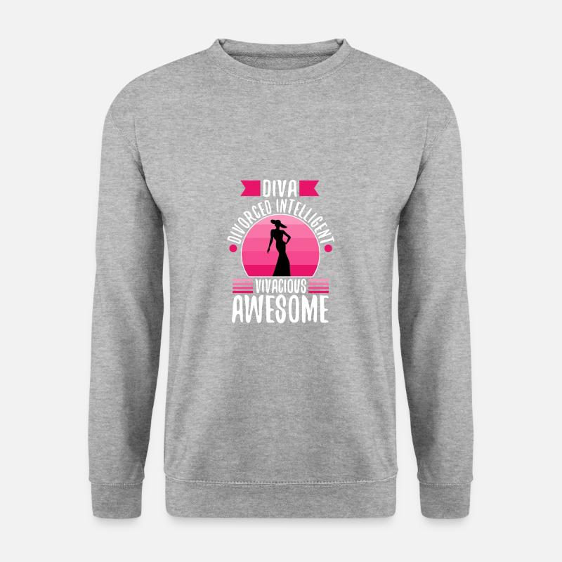 Divorce Diva - Unisex Sweatshirt - salt & pepper