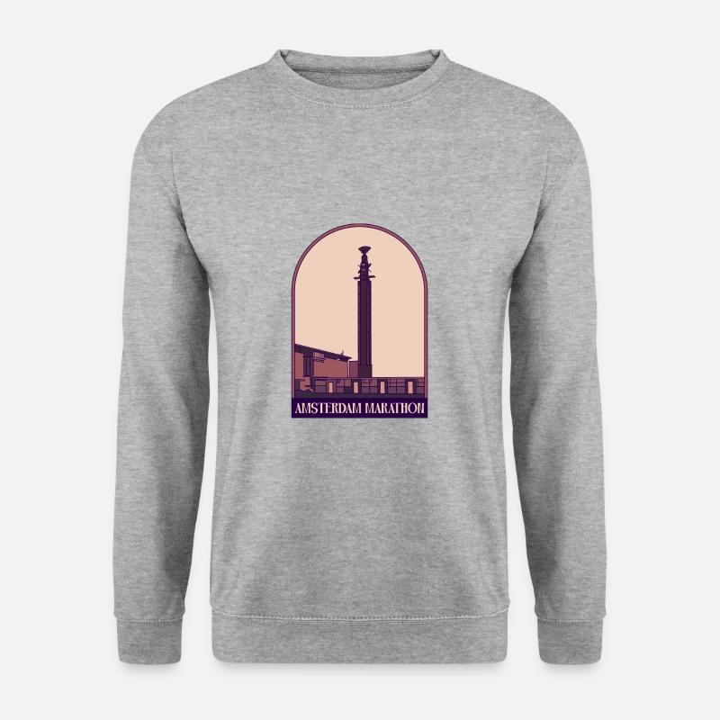 Amsterdam Marathon - Unisex Sweatshirt - salt & pepper