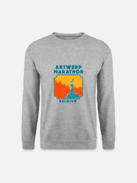 Antwerp Marathon - Belgium - Unisex Sweatshirt - salt & pepper