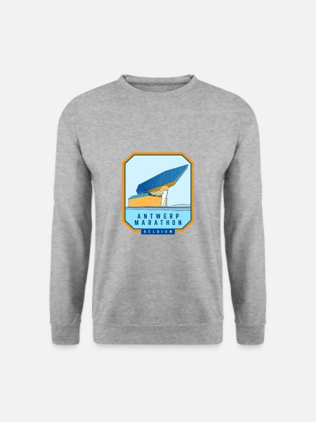 Antwerp Marathon - Belgium - Unisex Sweatshirt - salt & pepper