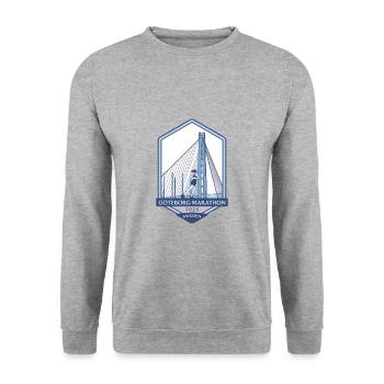 Marathon de Göteborg - 2025 - Suède - Sweat-shirt Unisexe - gris chiné - Devant - Alina (178cm) & Michal (187cm)
