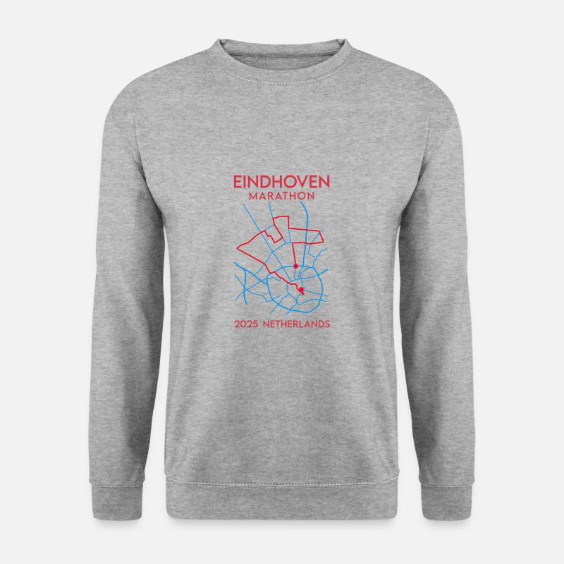 Eindhoven, Marathon – 2025 - Netherlands - Unisex Sweatshirt - salt & pepper