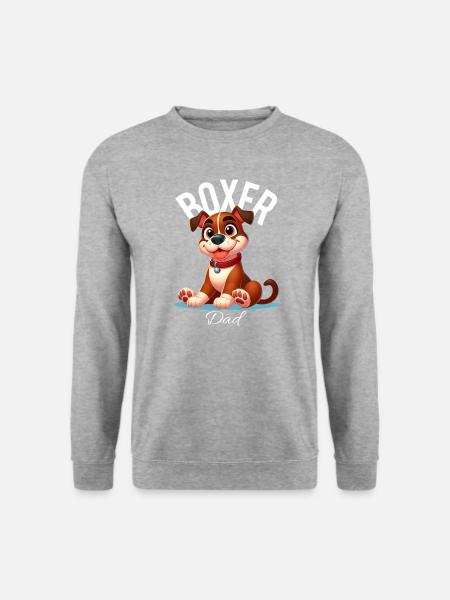 Boxer Dad - Unisex Sweatshirt - salt & pepper