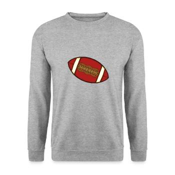 Ballsport - Unisex Pullover - Weißgrau meliert - Vorne - Alina (178cm) & Michal (187cm)
