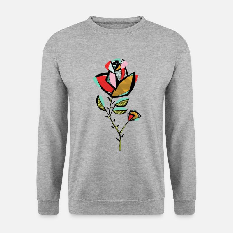 rose - Unisex Sweatshirt - salt & pepper