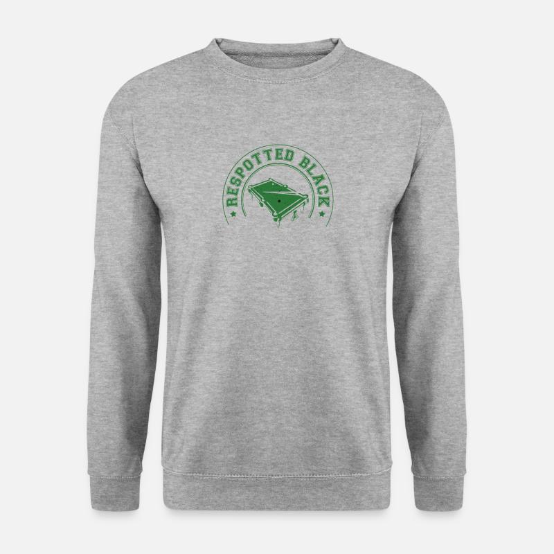 Snooker Respotted Black - Unisex Pullover - Weißgrau meliert