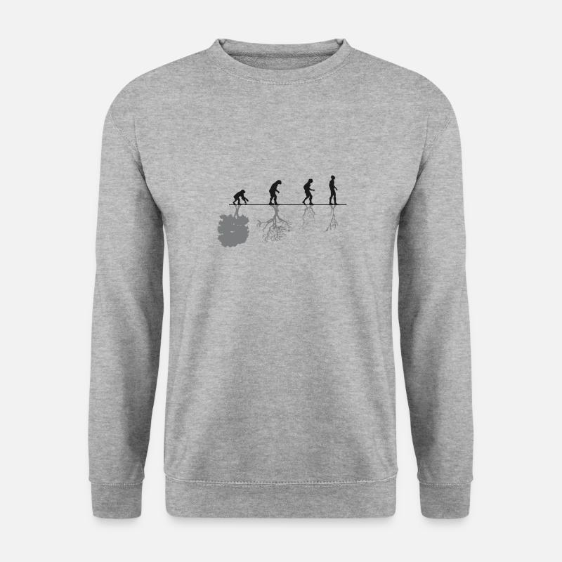 Evolution Black - Unisex Sweatshirt - salt & pepper