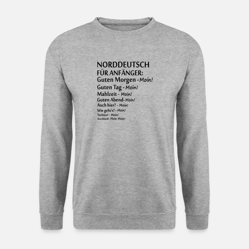 Bremen Deutschland Stadt Motiv Geschenk - Unisex Pullover - Weißgrau meliert