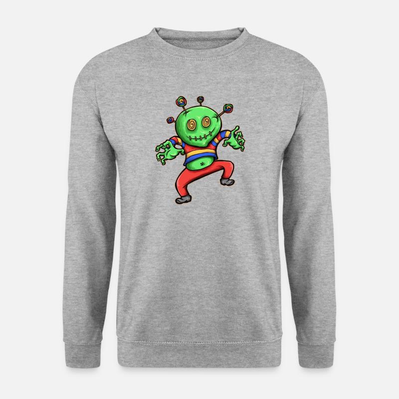 Candy Zombie - Unisex Pullover - Weißgrau meliert