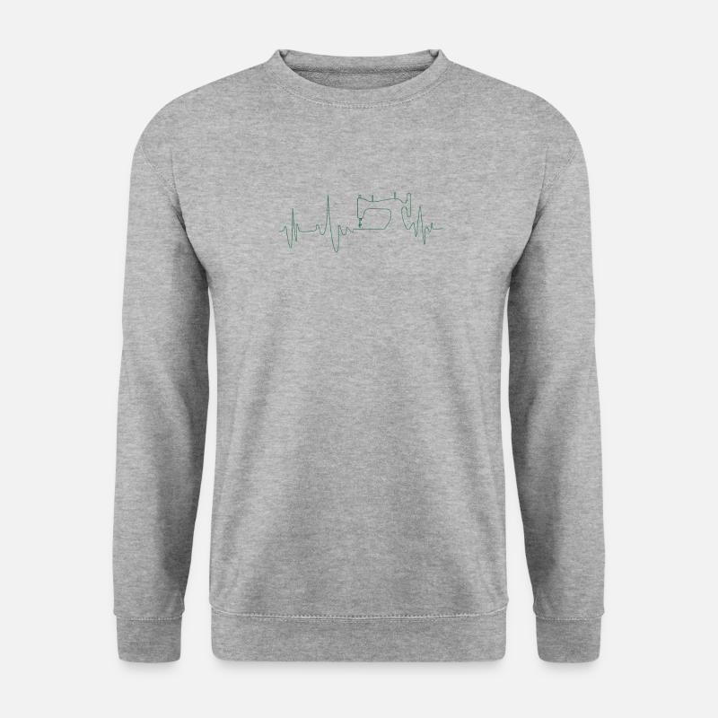 Nähen Geschenk Stricken - Unisex Pullover - Weißgrau meliert