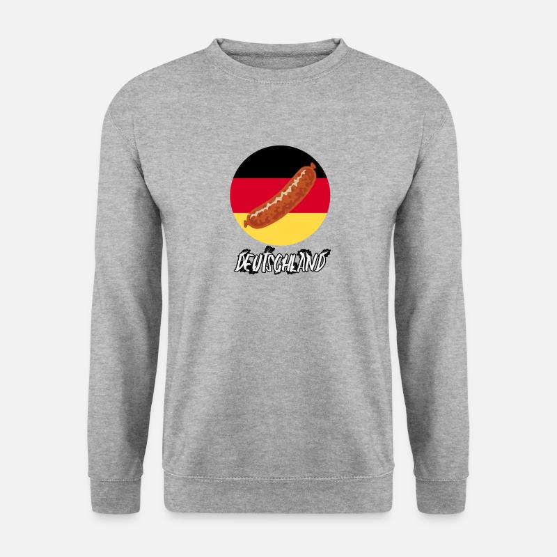 Deutschland - Unisex Pullover - Weißgrau meliert