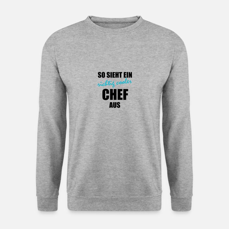 Chef - Unisex Pullover - Weißgrau meliert