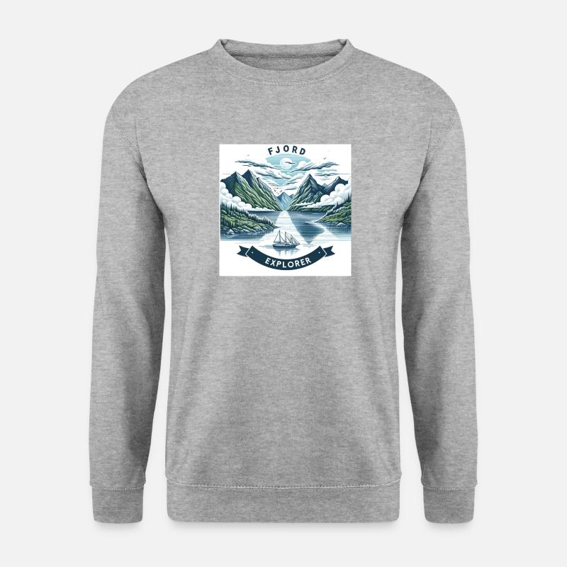 Fjord Explorer - Unisex Sweatshirt - salt & pepper
