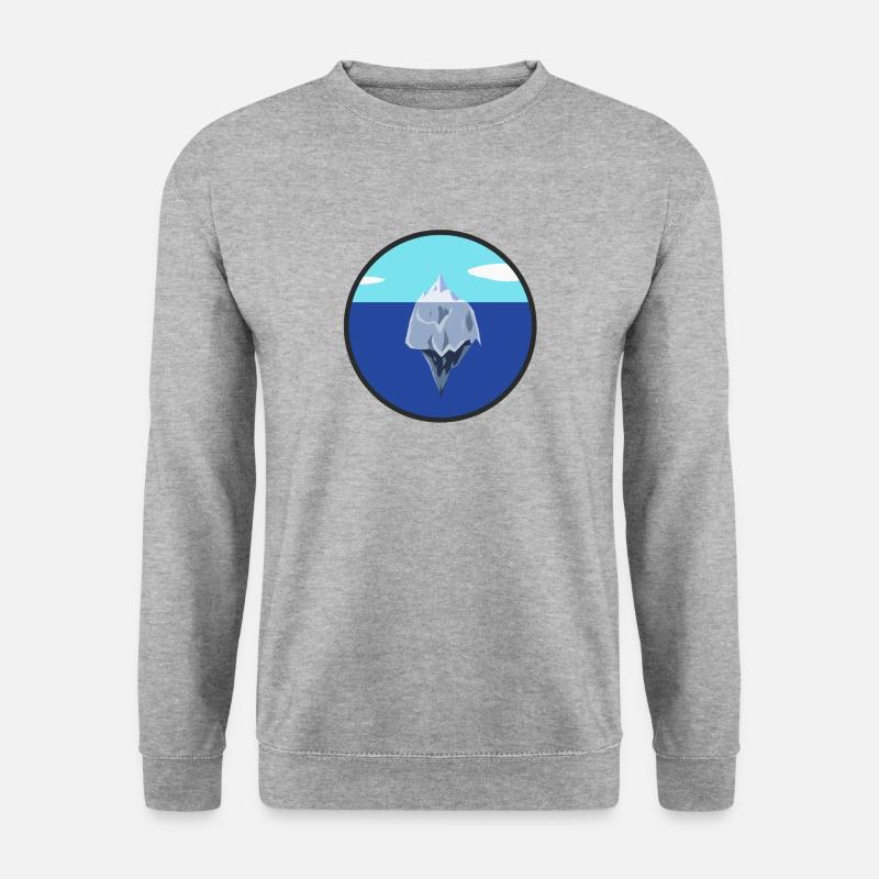 Thechillmethode - Unisex Pullover - Weißgrau meliert