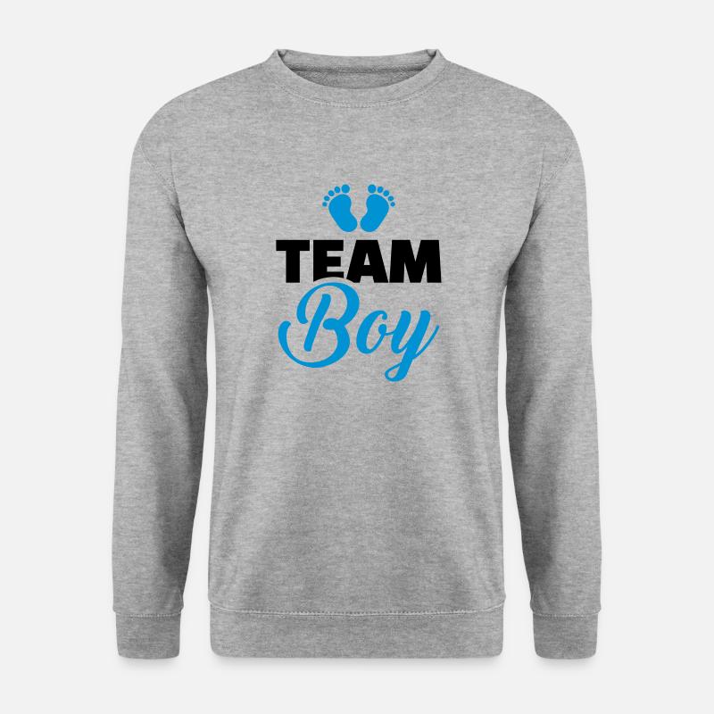 Baby - Unisex Pullover - Weißgrau meliert