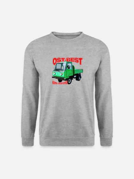 Multicar M25 bunt - Unisex Pullover - Weißgrau meliert