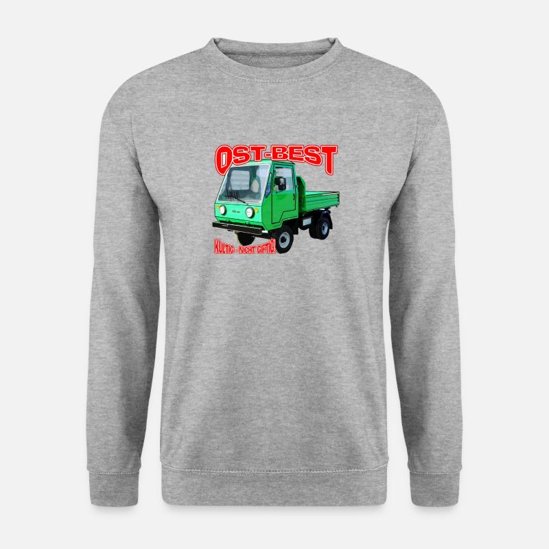 Multicar M25 bunt - Unisex Pullover - Weißgrau meliert