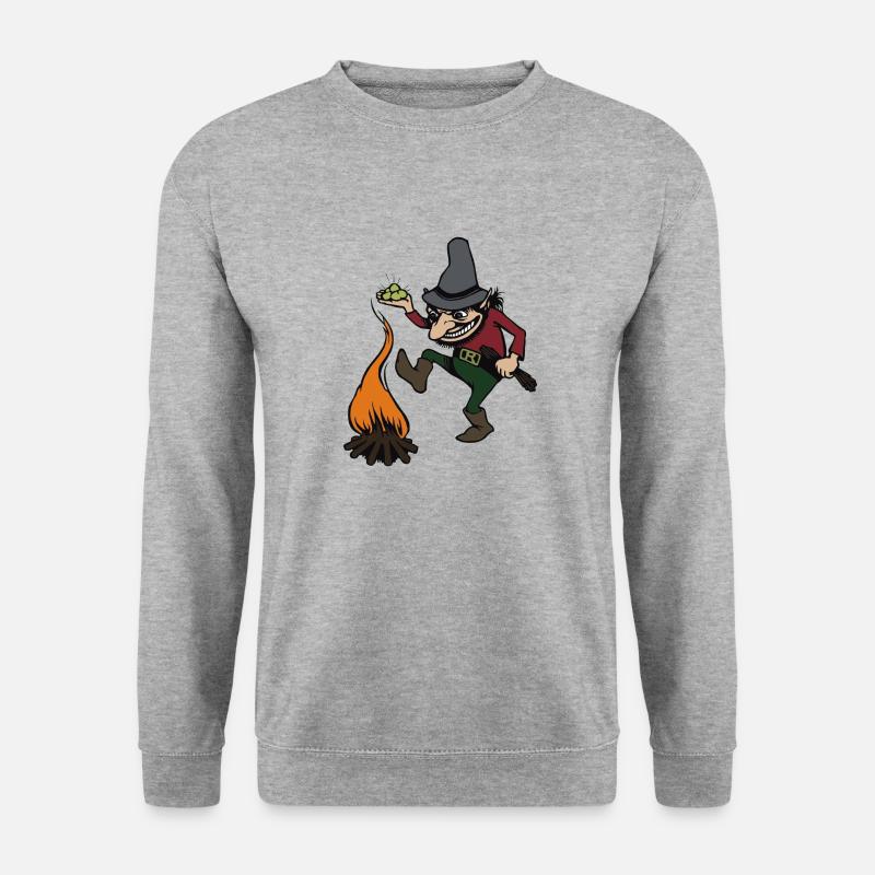 Rumpelstilzchen - Unisex Pullover - Weißgrau meliert