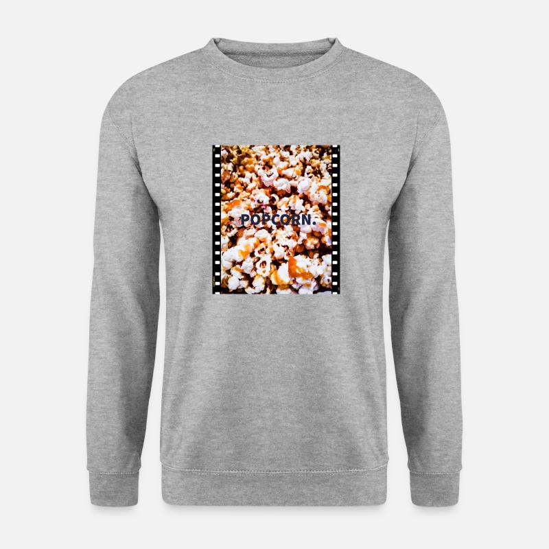 popcorn - Unisex sweater - hvidgrå meleret