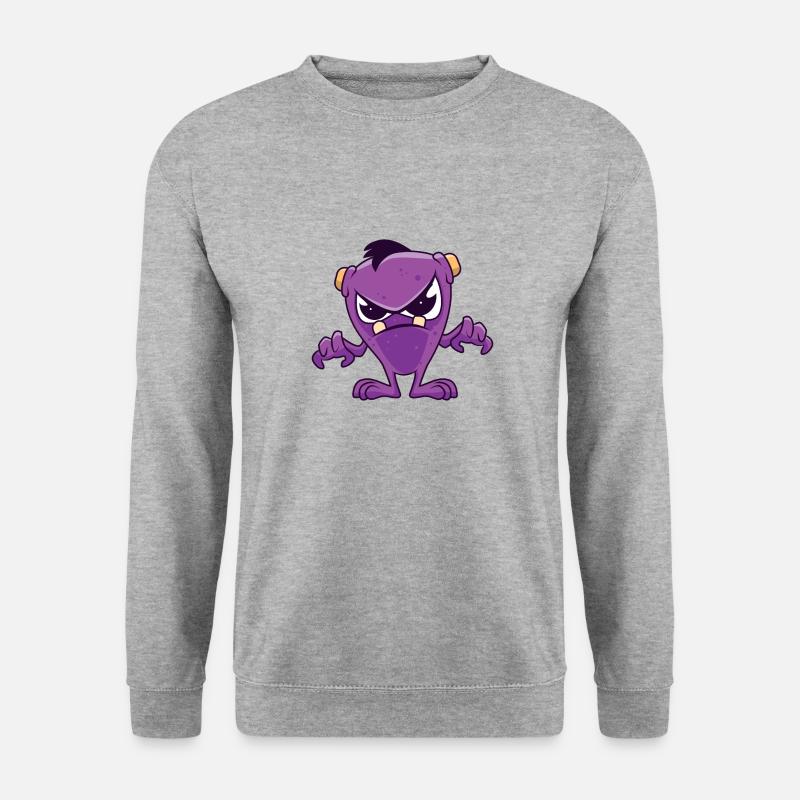 Evil purple monster - Unisex Sweatshirt - salt & pepper