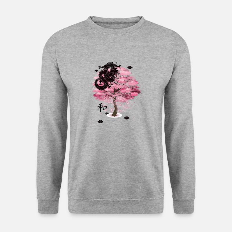 chinese tree - Unisex Sweatshirt - salt & pepper