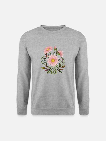 Flowers - Unisex Sweatshirt - salt & pepper