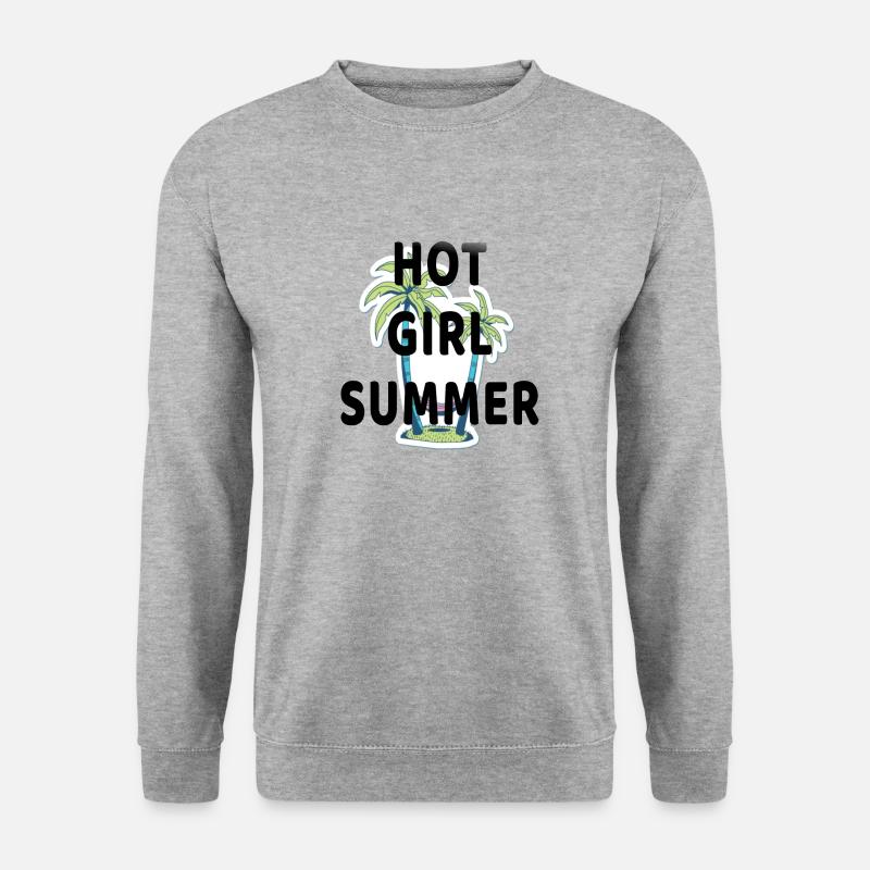 HOT GIRL SUMMER - Unisex Pullover - Weißgrau meliert