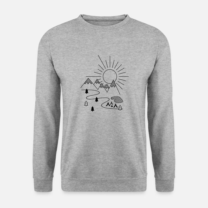 Camping - Unisex Sweatshirt - salt & pepper