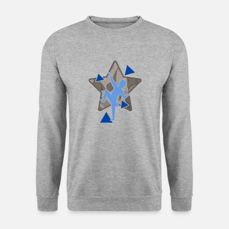 bouldering boulderstar climbing hall boulder - Unisex Sweatshirt - salt & pepper
