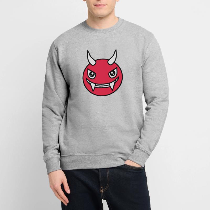 Design Face Evil Devil Sweat-shirt Unisexe