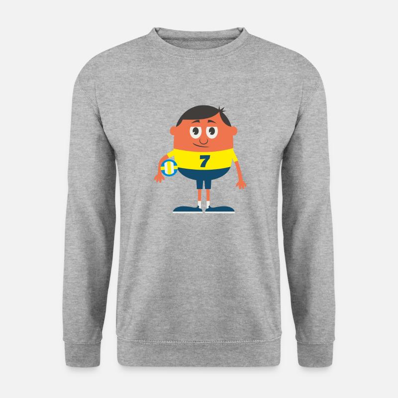 Ballsport - Unisex Pullover - Weißgrau meliert
