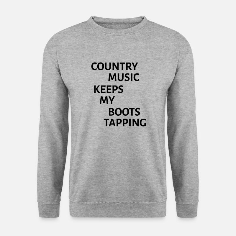 Dancing Dance Music - Unisex Pullover - Weißgrau meliert