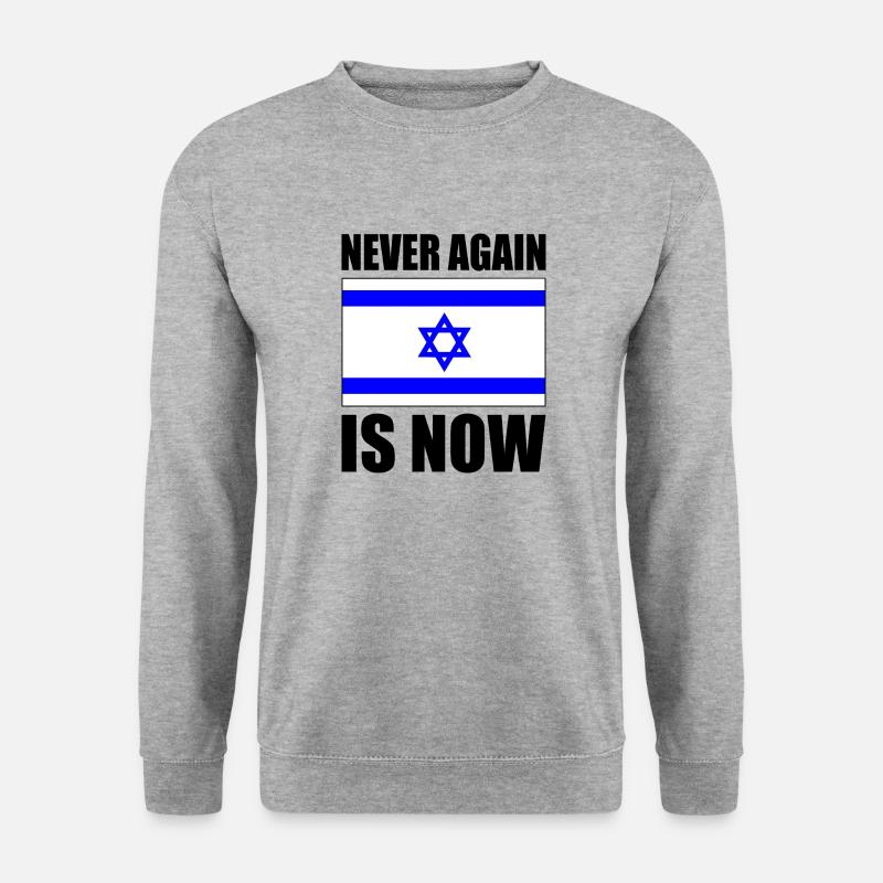 Never again is now - Unisex Sweatshirt - salt & pepper