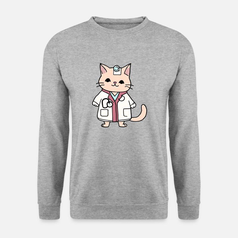 Doctor to be - Unisex Pullover - Weißgrau meliert