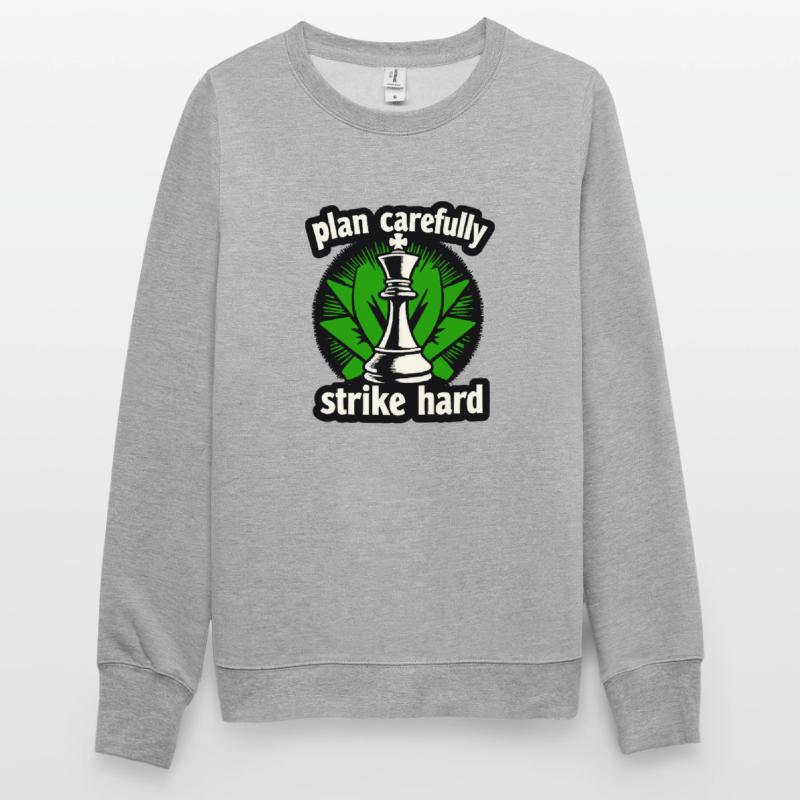 Le plan Schach frappe fort Sweat-shirt Unisexe