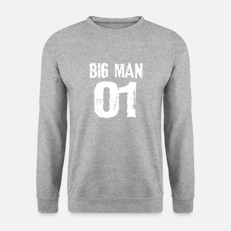 Big man, big man - Unisex Sweatshirt - salt & pepper