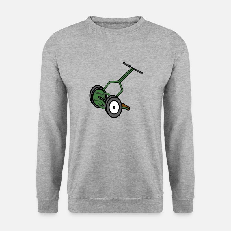 rasenmaeher lawn mower mowing machine4 - Unisex Sweatshirt - salt & pepper