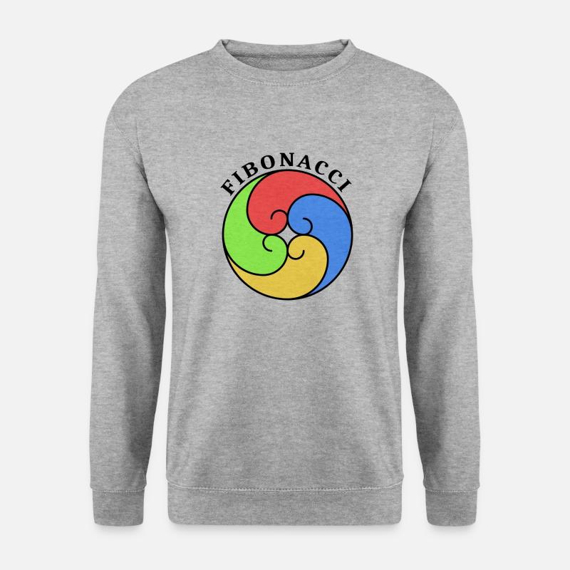 Fibonacci - Sweat-shirt Unisexe - gris chiné