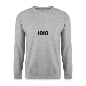 T-shirt JOJO bleu (50% de réduction !!) - Sweat-shirt Unisexe - gris chiné - Devant - Alina (178cm) & Michal (187cm)