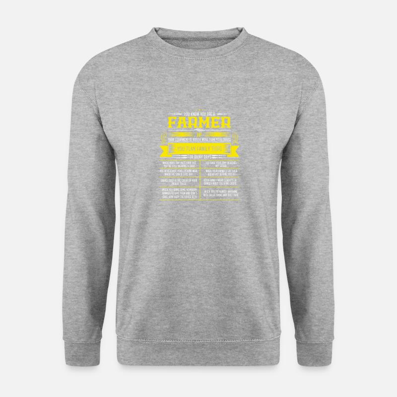 FARMER - Unisex Sweatshirt - salt & pepper