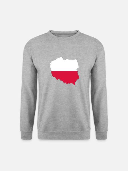 Poland gift country - Unisex Sweatshirt - salt & pepper