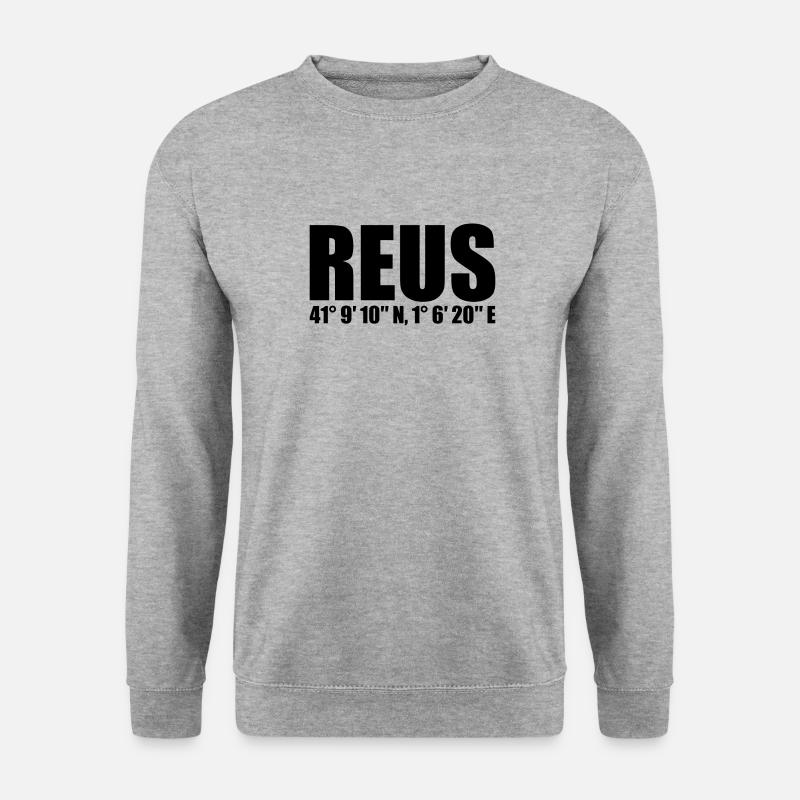 Reus Coordinates - Unisex Sweatshirt - salt & pepper