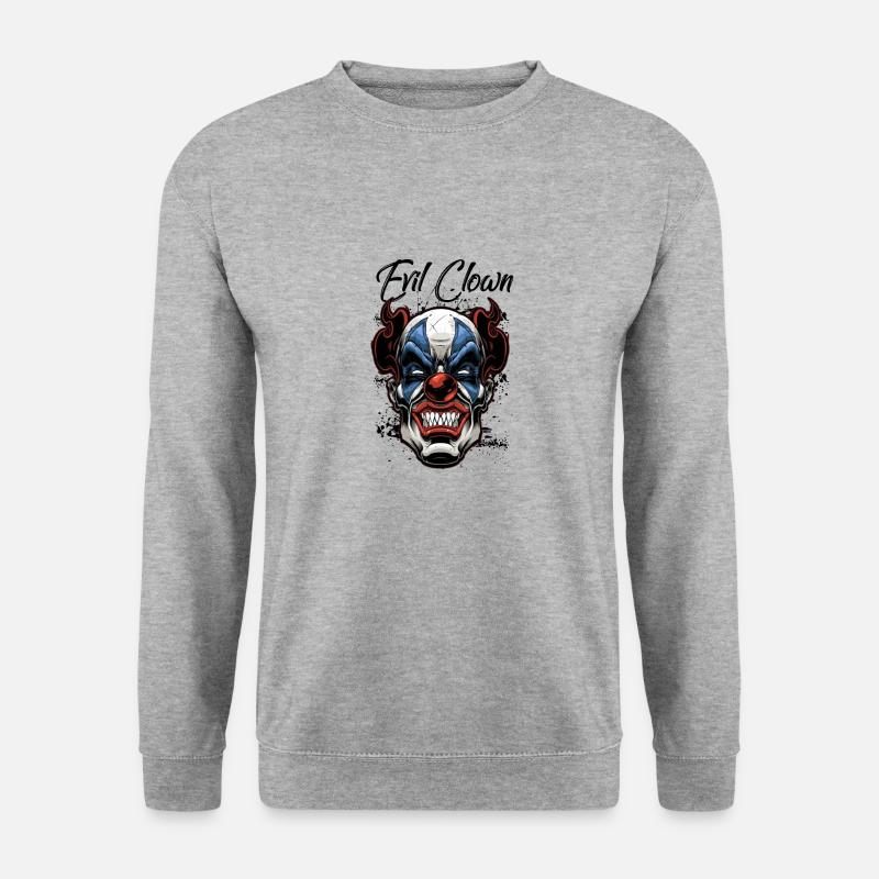 Evil Clown - Unisex Sweatshirt - salt & pepper